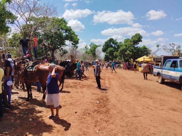 Policiamento preventivo e repressivo garante segurança nas festividades de vaquejada no povoado Amolar.(Imagem:Divulgação)