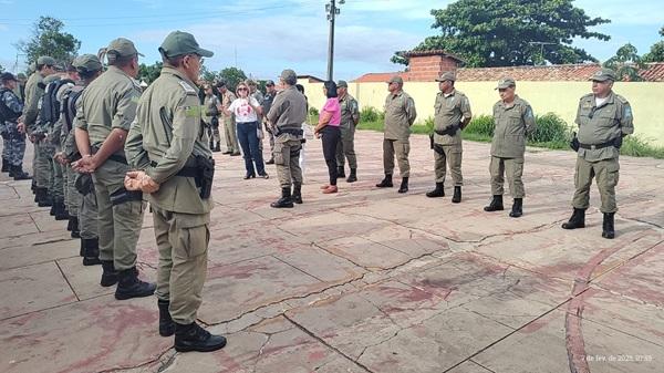 Hemocentro realiza visita ao 3º BPM de Floriano para incentivar a doação de sangue(Imagem:Divulgação/PM)