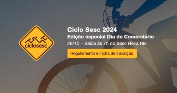 Ciclo Sesc comemora Dia do Comerciário em Parnaíba.(Imagem:Divulgação)