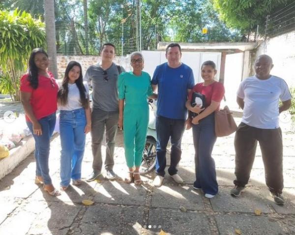 Equipes de Atenção Básica e Núcleo Multiprofissional de Saúde realizam ação na Casa do Idoso(Imagem:Reprodução/Instagram)