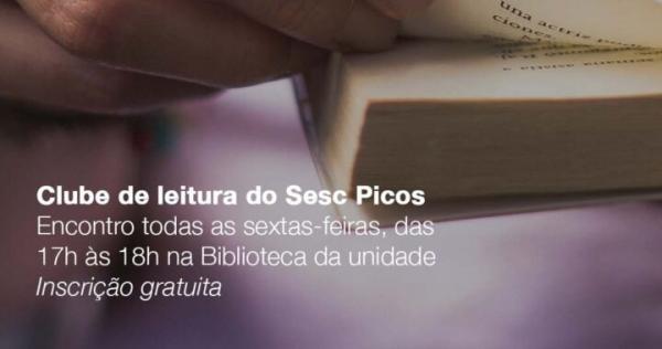 Sesc Picos lança Roda de Leitura: uma oportunidade para amantes da Literatura.(Imagem:Divulgação)