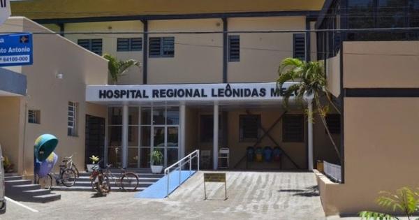 Hospital Regional Leônidas Melo, na cidade de Barras.(Imagem:Portal A Grande Barras)