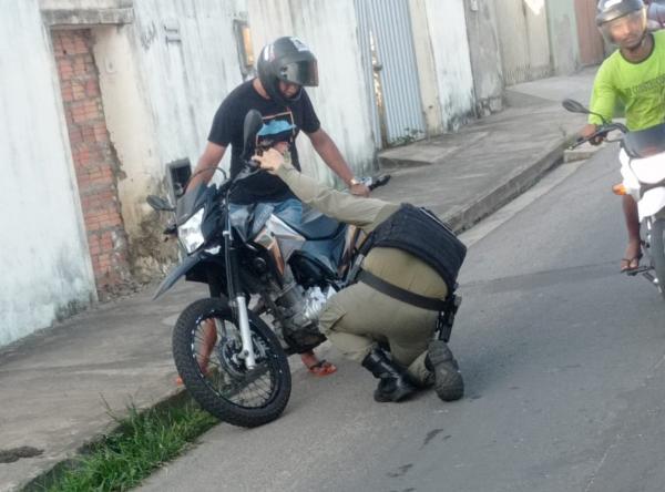 Polícia Militar realiza operação de fiscalização e segurança em Floriano.(Imagem:Divulgação/PM)