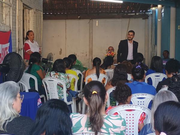 Assembleia do SINTE Floriano discute horário pedagógico com secretários municipais(Imagem:FlorianoNews)