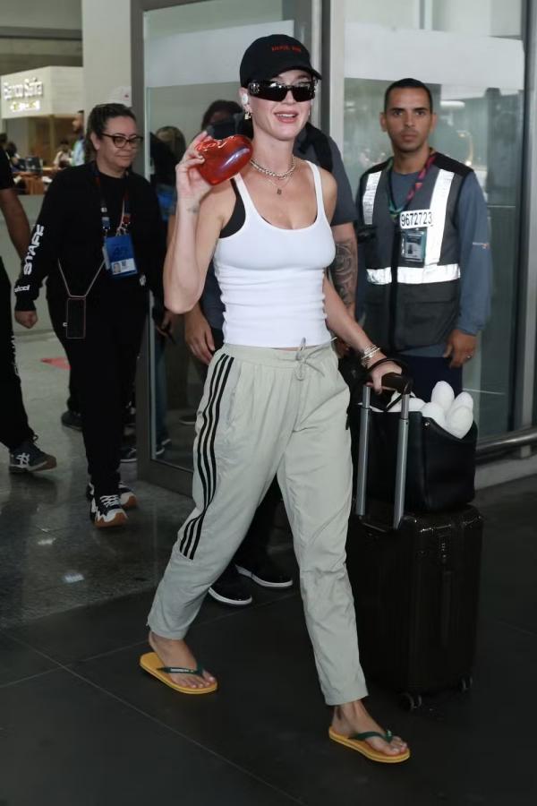 Katy Perry desembarca no Rio de Janeiro.(Imagem:Roberto Filho/Brazil News)