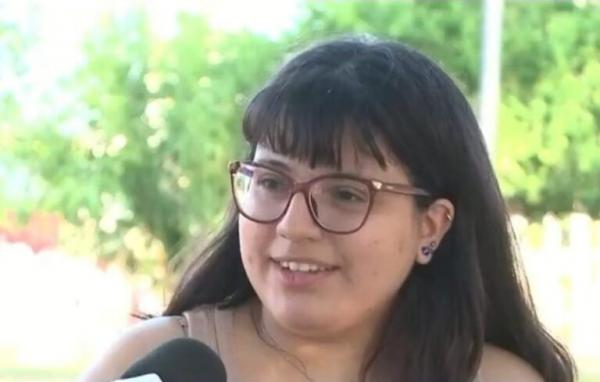 Estudante Uanda Miranda(Imagem:Reprodução/TV Clube)