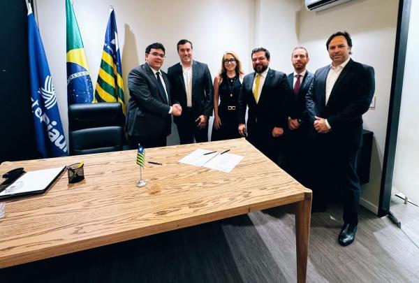 Governador Rafael apresentou projetos para o Porto Piauí e os potenciais da área energética e produção de combustível limpo do estado.(Imagem:Divulgação)