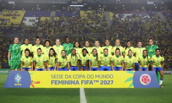 eleção brasileira feminina de futebol - amistoso contra Colômbia - novembro/2024(Imagem:REPRODUÇÃO X / SELEÇÃO FEMININA DE FUTEBOL)