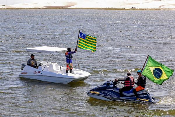 Nova Lagoa do Portinho é opção de lazer no feriadão para turistas que visitam o litoral do Piauí(Imagem:Divulgação)