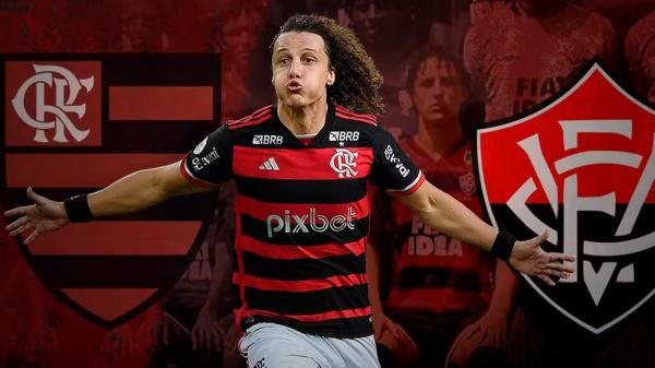 David Luiz, do Flamengo, foi formado na base do Vitória.(Imagem:Arte: infoesporte)