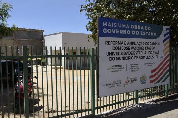 Reforma do Campus da Uespi de Bom Jesus(Imagem:Reprodução)