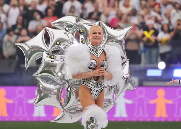 Show da Xuxa no Futebol da Esperança(Imagem:brazil news)