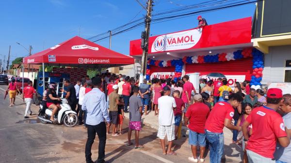 Lojas Vamol inaugura filial em Monte Alegre do Piauí com grande festa.(Imagem:Divulgação)