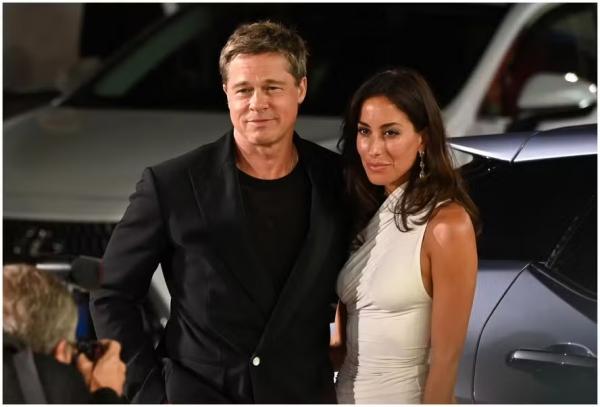 Brad Pitt e Ines de Ramon (Imagem:Stefanie Rex/picture alliance via Getty Images)