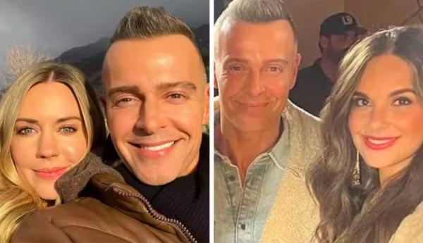 Joey Lawrence com a ex-esposa e com a atriz brasileira Melina Alves.(Imagem:Instagram)