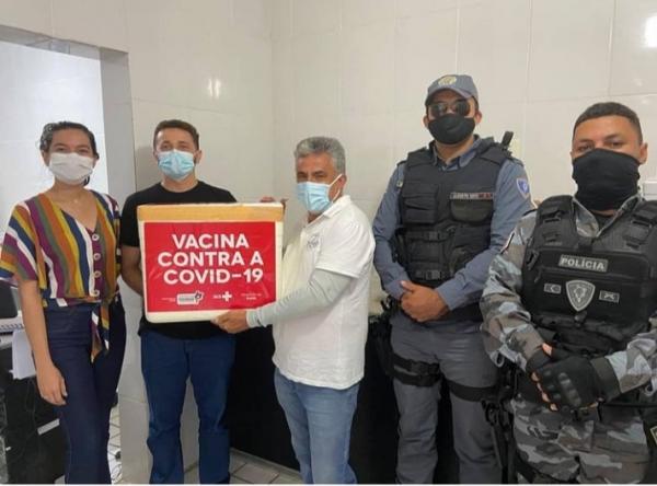 Barão de Grajaú recebe a segunda remessa da vacina contra Covid-19(Imagem:Reprodução)