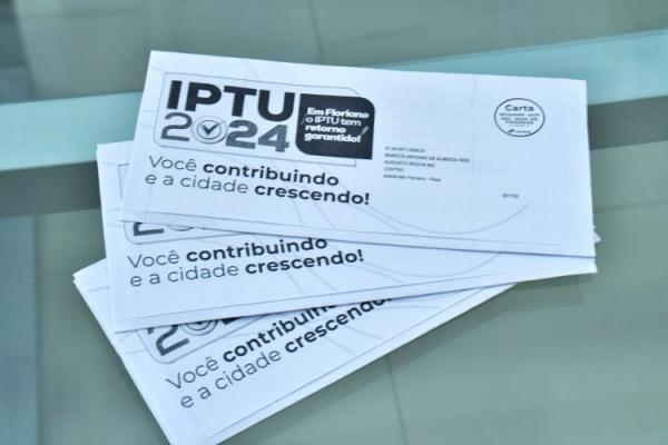 Prefeitura de Floriano incentiva contribuinte a pagar seu IPTU com sorteio de prêmios.(Imagem:Secom)