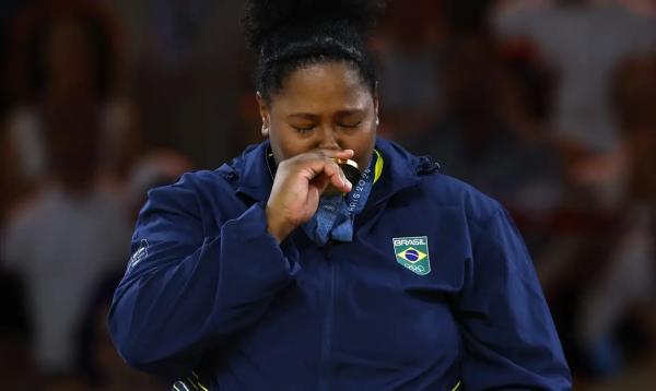 Vitória foi sobre a israelense Raz Hershko na final da categoria +78kg.(Imagem:Reuters/Kim Kyung-Hoon/Proibida reprodução)