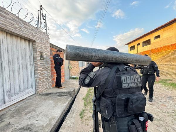 Floriano é alvo da Operação Arcanjo Renegado em ação contra facção criminosa(Imagem:Divulgação)