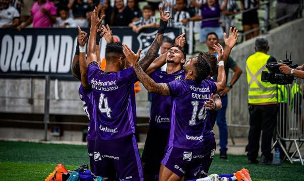 Erick Pulga e Lucas Bugne marcaram os gols da vitória no 2º tempo.(Imagem:Stephan Eilert/Ceará SC/Direitos Reservados)