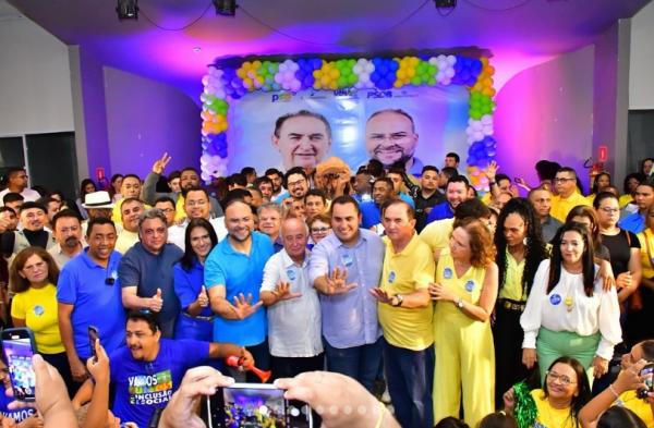 Convenção municipal homologa candidatura de Antônio Reis e Joab Curvina para Prefeitura de Floriano.(Imagem:Reprodução/Instagram)