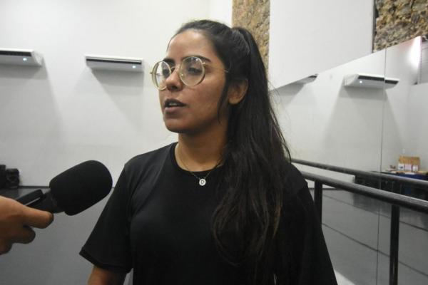 Beatriz Silva, professora de dança, destaca importância do Museu do Mar.(Imagem:Francisco Lea)