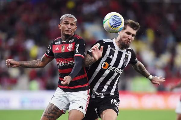 Wesley em ação no Flamengo x Atlético-MG.(Imagem:Alexandre Durão)