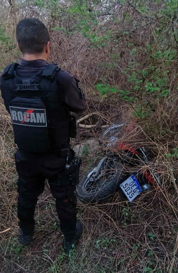  Polícia Militar recupera motocicletas furtadas em ações da ROCAM em Floriano.(Imagem:Divulgação/PM)