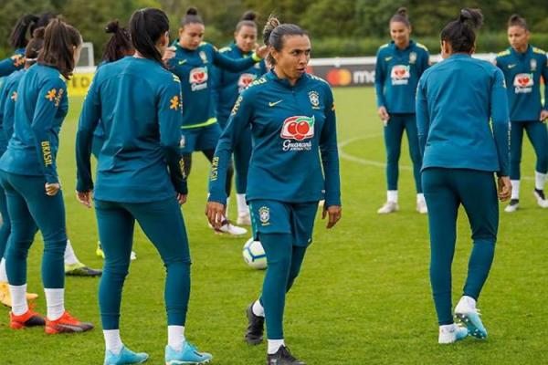 Com covid-19, Marta é cortada da seleção brasileira para amistosos contra Equador(Imagem:Daniela Porcelli/CBF)