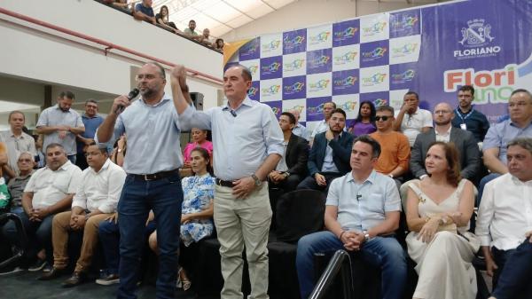 Vereador Joab Curvina e prefeito Antônio Reis.(Imagem:FlorianoNews)