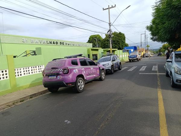 Polícia Militar de Floriano reforça patrulhamento com apoio de tropas especiais.(Imagem:Reprodução)