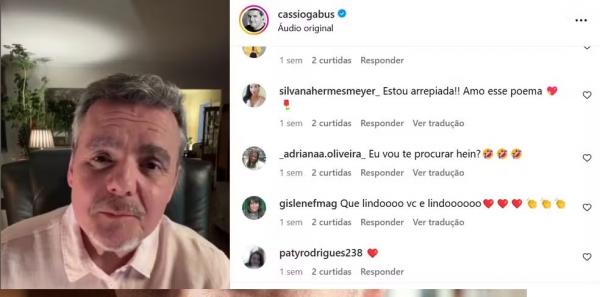 Cássio Gabus Mendes(Imagem:Reprodução/Instagram)