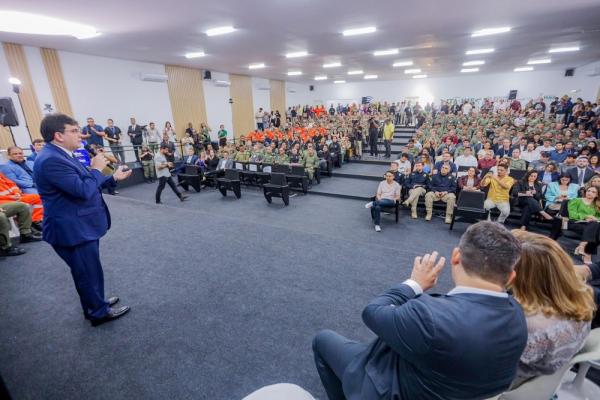 Em evento sobre segurança, Rafael destaca investimentos em tecnologia para o combate ao crime(Imagem:Divulgação)