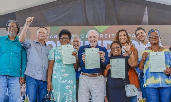 Território quilombola tem 152 comunidades, com cerca de 3.350 famílias(Imagem:Ricardo Stuckert/PR)