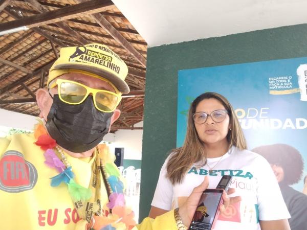 Glauce Barros, gerente da 10ª Gerência Regional de Ensino (GRE) de Floriano.(Imagem:FlorianoNews)