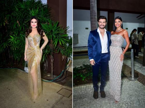 Nathalia Rodrigues, Miss Brasil 2007 - Mariano e Jakelyne Oliveira, Miss Brasil 2013.(Imagem: Brazil News/AgNews)