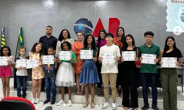 OAB Florianopremia 11 vencedores no 6º Concurso de Desenho Infantojuvenil e homenageia educadores e alunos.(Imagem:Reprodução/Instagram)