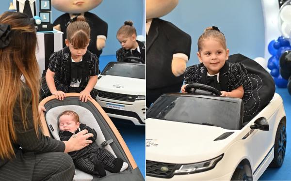 Virginia e Zé Felipe fazem festa de 1 mês para o filho, José Leonardo.(Imagem:Instagram)