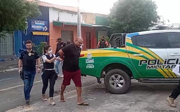 Hulk foi preso em sua chácara, na localidade Pequi, zona rural de Floriano.(Imagem:Reprodução)