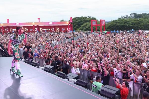 Anitta se apresenta em Belo Horizonte (MG) (Imagem:Lucas Ramos/Brazil News)