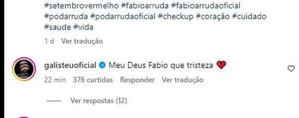 Adriane Galisteu lamenta a morte de Fábio Arruda.(Imagem:Reprodução/Instagram)