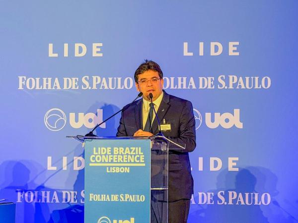 O governador do Piauí participou do Lide Brasil Conferência em Lisboa, nesta sexta-feira (15).(Imagem:Divulgação)