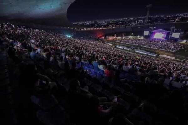 Show de Whindersson Nunes no Estádio Albertão, em Teresina.(Imagem:Reprodução /Whindersson Nunes)