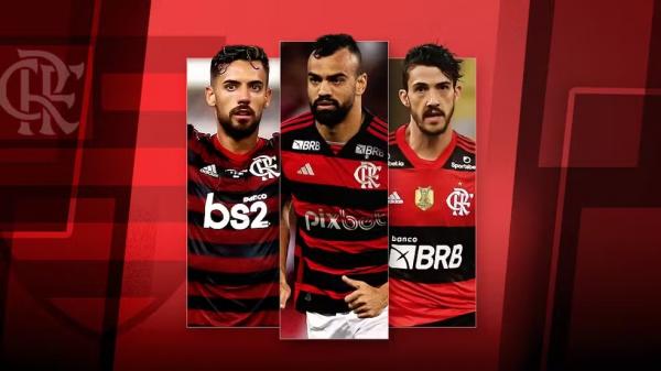 Fabrício Bruno, Pablo Marí e Gustavo Henrique, zagueiros que deram lucro ao Flamengo.(Imagem:Infoesporte)