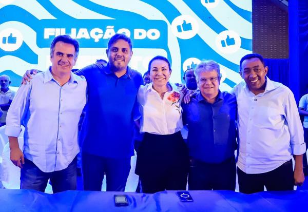 Ciro Nogueira participa de evento de filiação do prefeito Zé Fernando ao Progressistas.(Imagem:Divulgação)