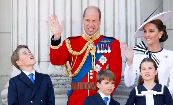 Príncipe William e Kate Middleton e seus três filhos - George, Louis e Charlotte.(Imagem:Getty Images)