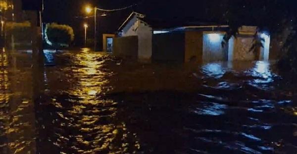 Forte chuva em Picos(Imagem:Reprodução)