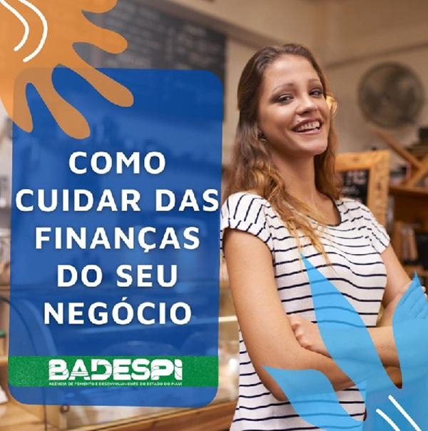 Os empreendedores interessados podem acessar a aba de cursos no site da Badespi e se inscrever.(Imagem:Reprodução)