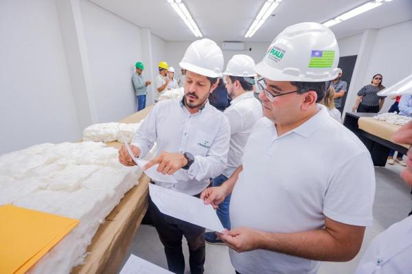 Durante inauguração de algodoeira, Rafael destaca importância da agroindústria para geração de emprego.(Imagem:Divulgação)