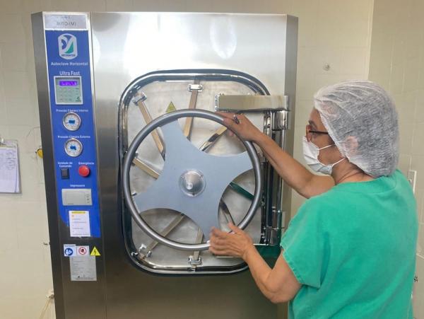 A unidade dquiriu uma lavadora ultrassônica, uma autoclave de vapor saturado sob pressão, uma nova seladora de grau cirúrgico e outros equipamentos.(Imagem:Divulgação)